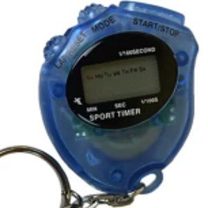 Key Chain Sports Timer Blue, Stopwatch, Clock